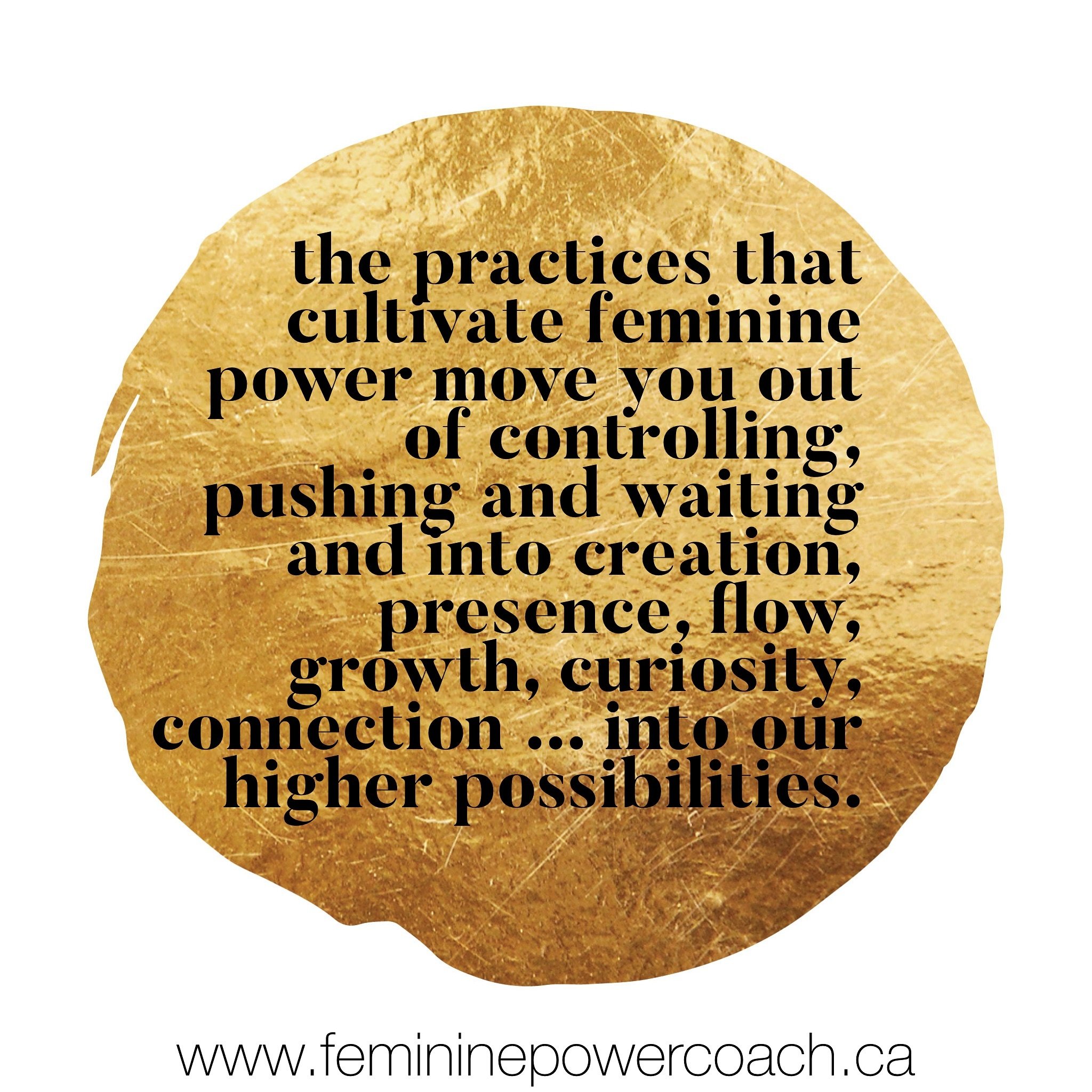 Feminine power is a power rooted in connection which brings us into the here and now - when we&rsquo;re fully engaging it we are in the experiencing of life rather than stuck in past or future. ❤️ In a way it&rsquo;s the simplest thing ever - being p