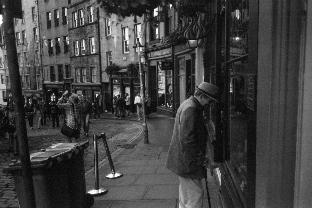  Edinburgh 2023, Contax G1 with Delta 3200 