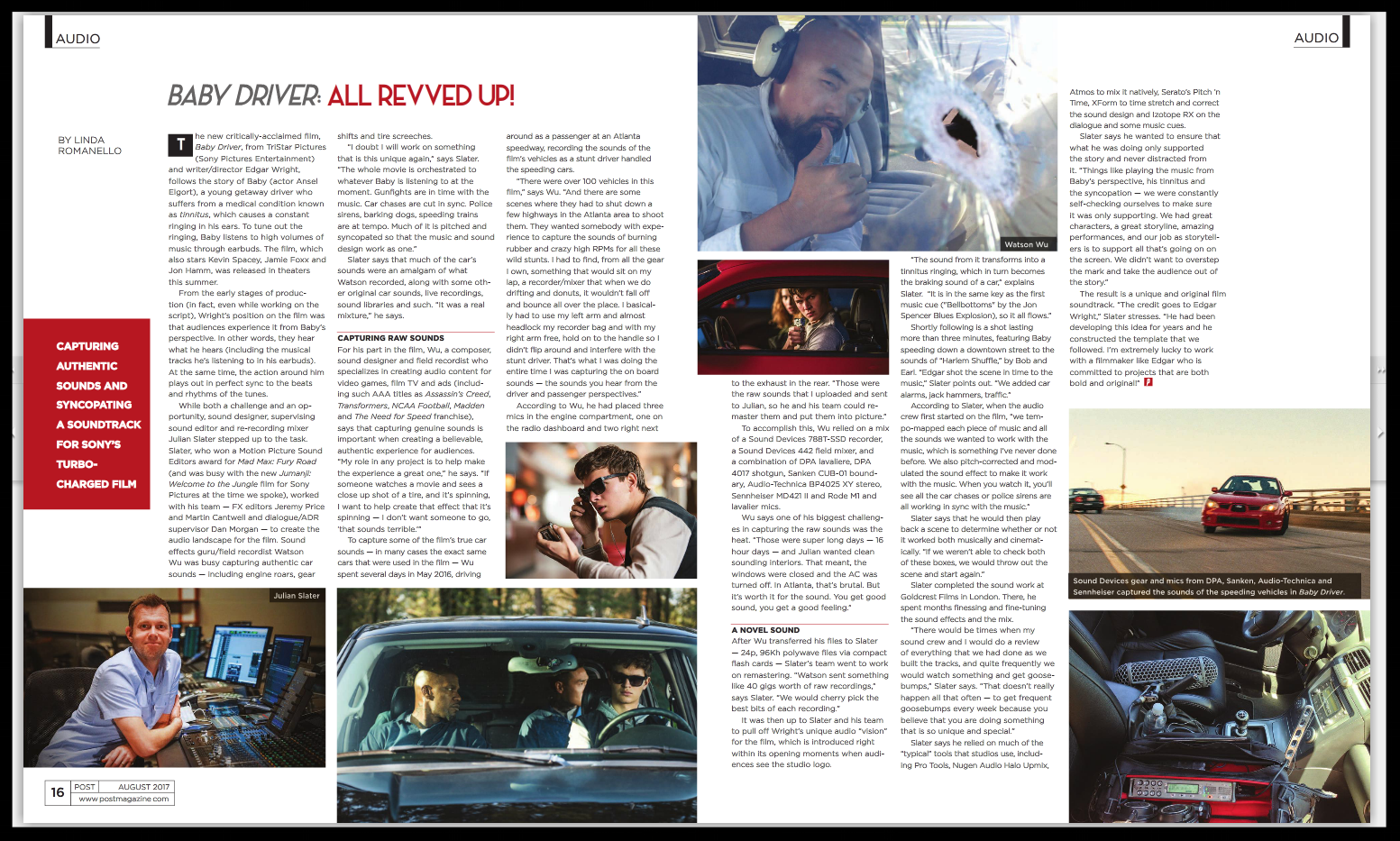 POST MAGAZINE (AUGUST 2017 ISSUE, PAGES 16-17)