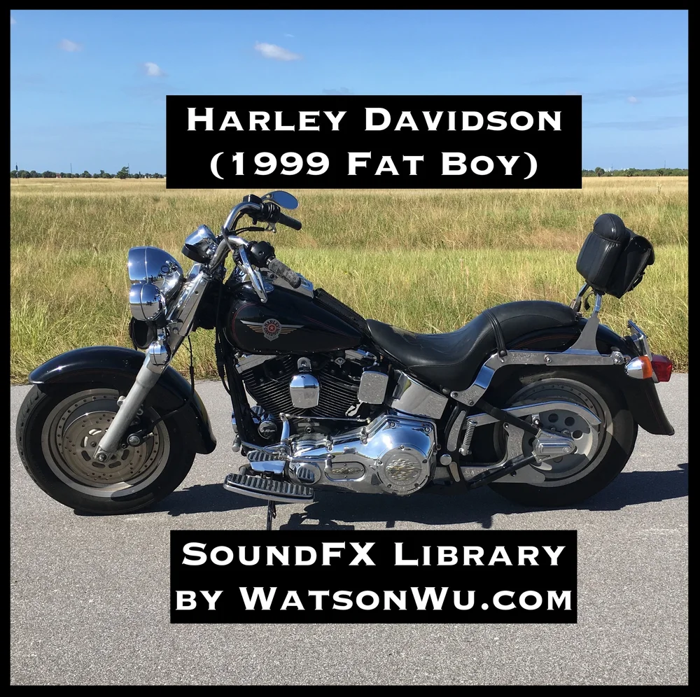 New Harley Motorcycle SoundFX library — Watson Wu dot com