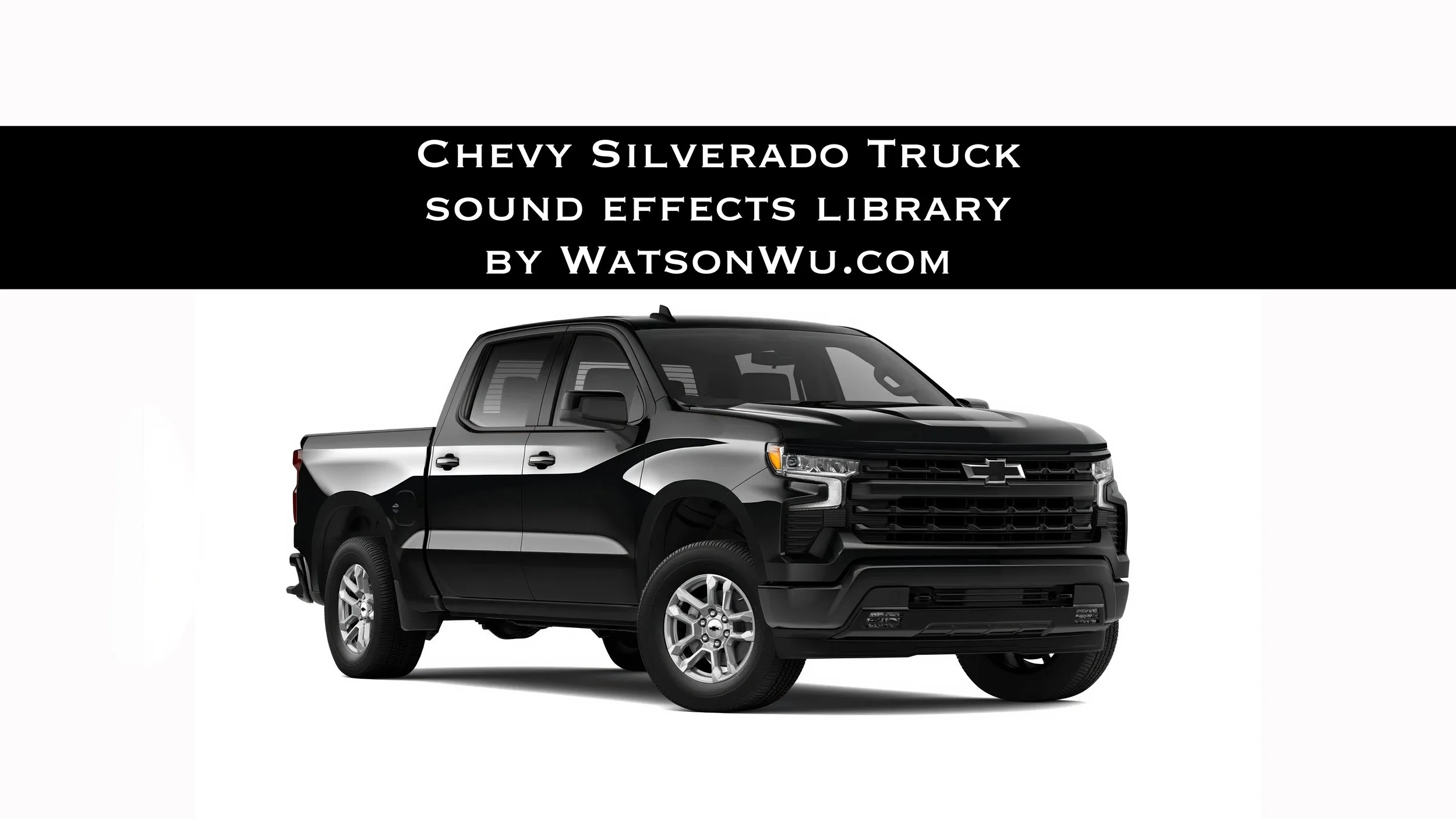 New Chevy Silverado truck 4x4 library