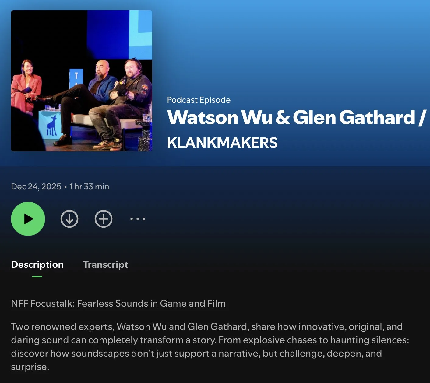 Watson & Glen Gathard on KlankMakers Dutch Podcast