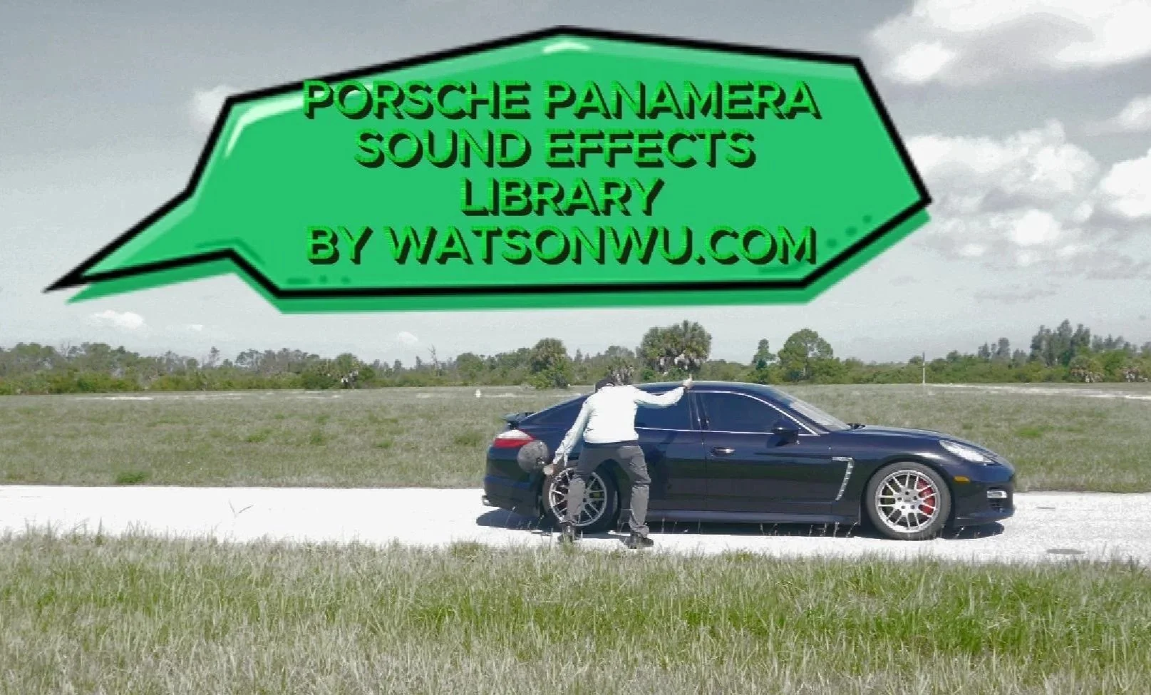 New Porsche Panamera sound effects library