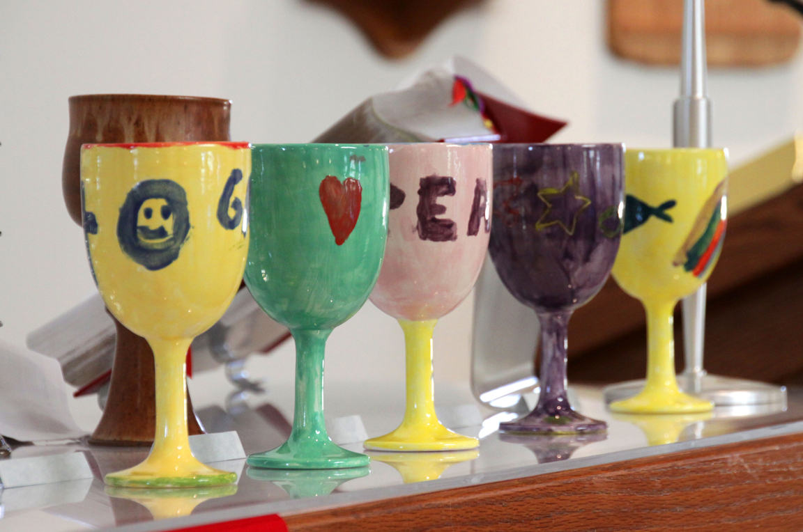 Participants create their own chalice