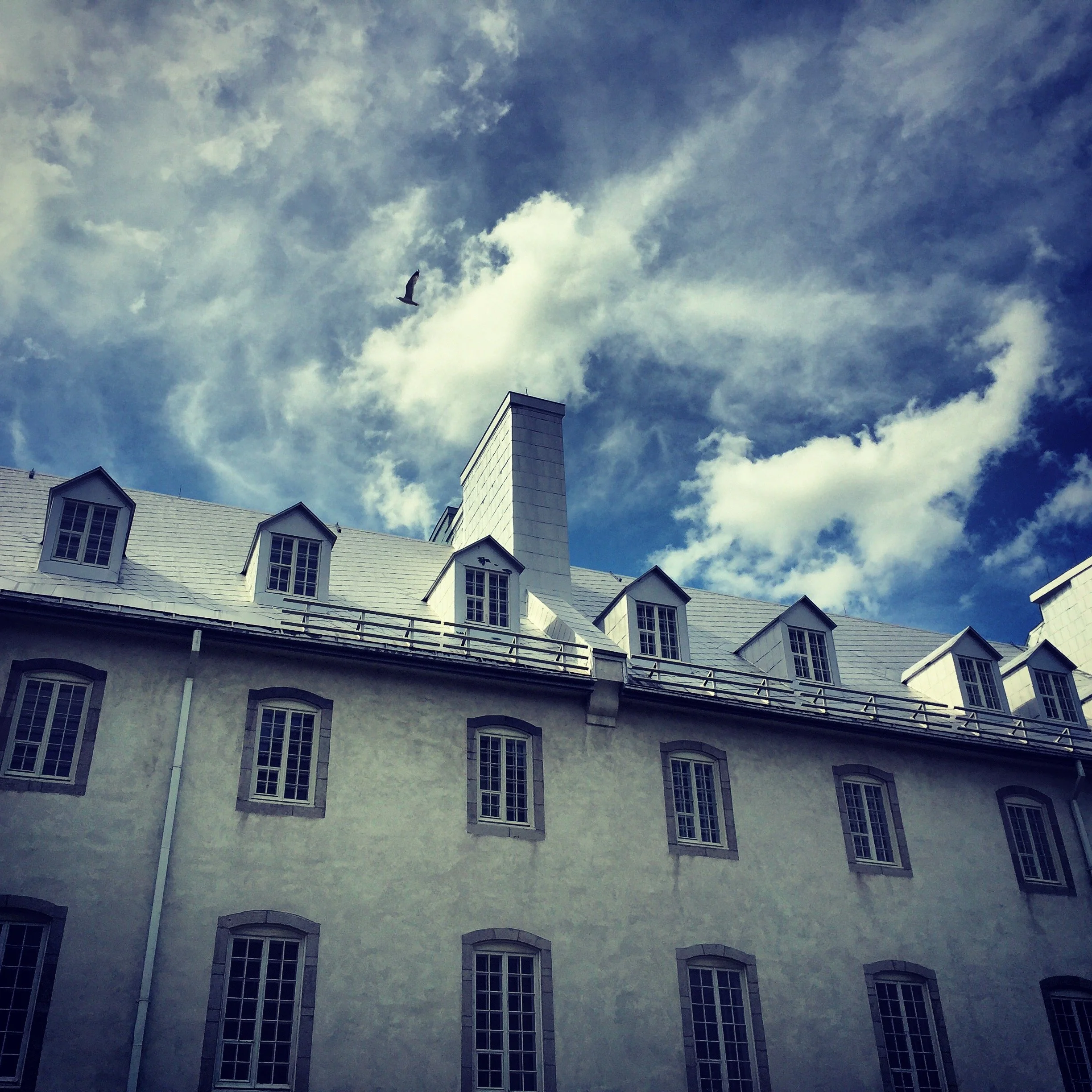 Location scouting for "Who Do You Think You Are?" Quebec City, Canada