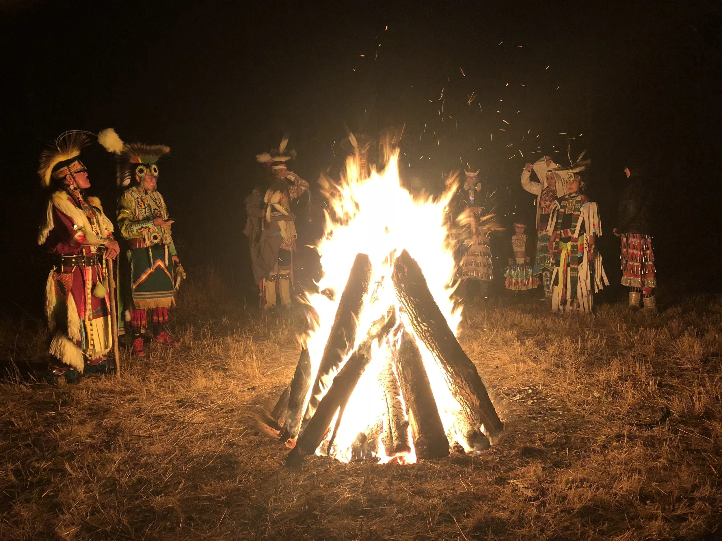 "Good Medicine". Arapahoe & Shoshone dancers from Wind River Reservation, Wyoming