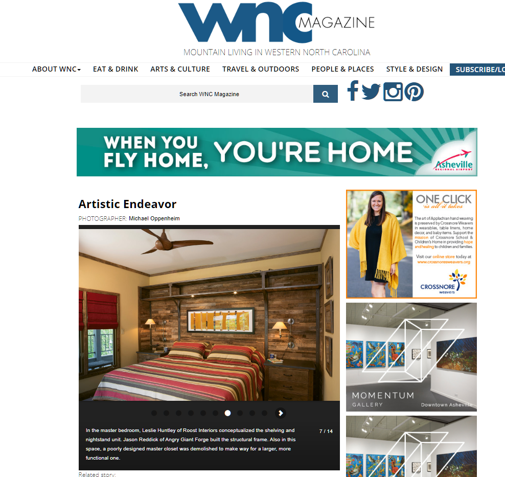 WNC Magazine "Artistic Endeavor" 02