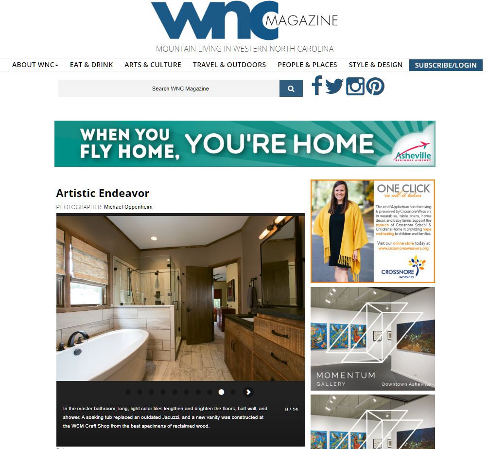 WNC Magazine "Artistic Endeavor" 03