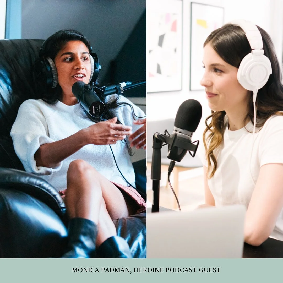 Big news, loves! The newest season of the HEROINE podcast debuts on Thursday, August 5. In anticipation, we're re-sharing one of our favorite episodes from the archives: my chat with @mlpadman, producer and host of @armchairexppod about undoing the i