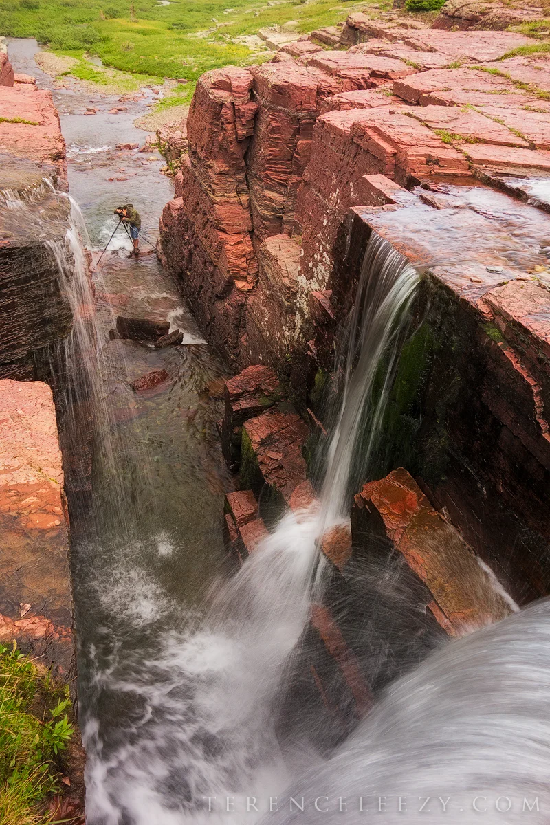 Triple Falls, Glacier National Park, Montana Sony RX100
