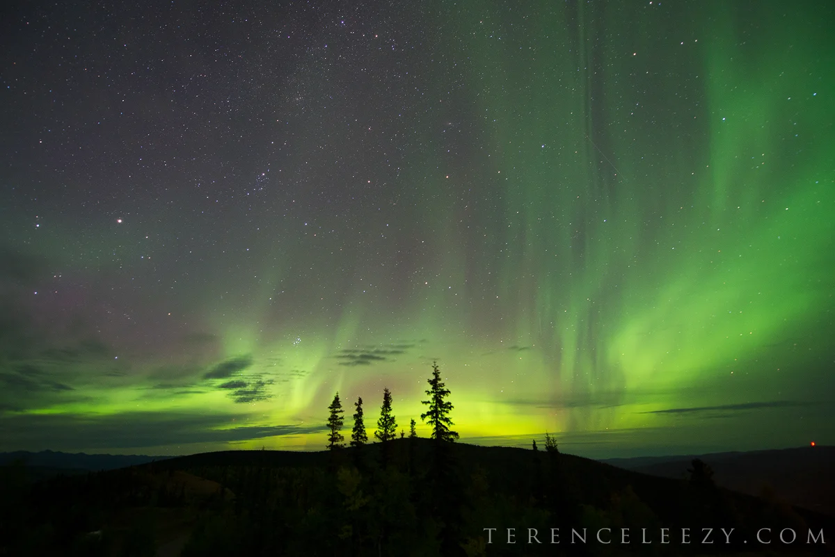 Aurora from Midnight Dome