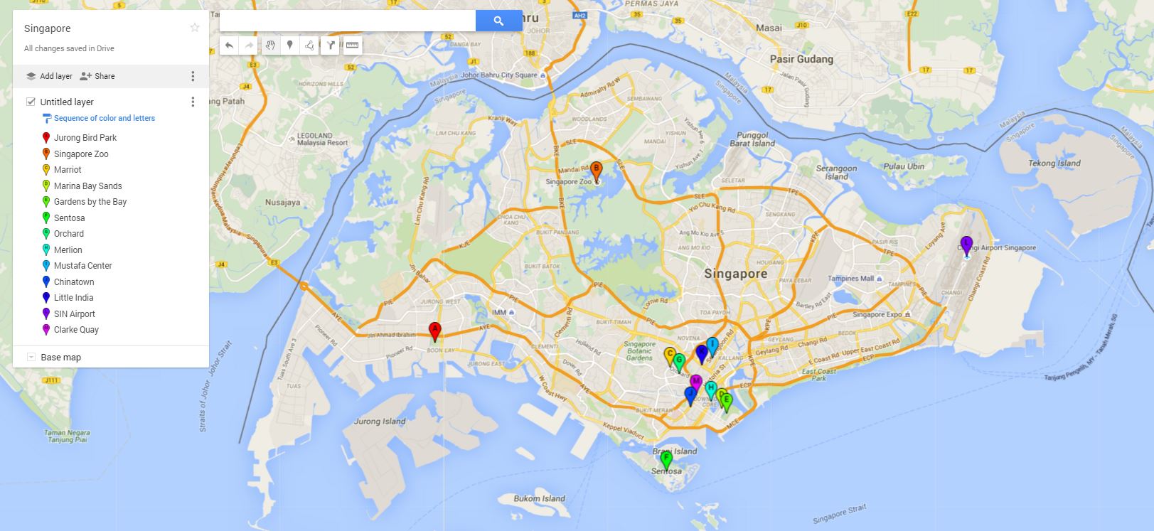 Singapore Map