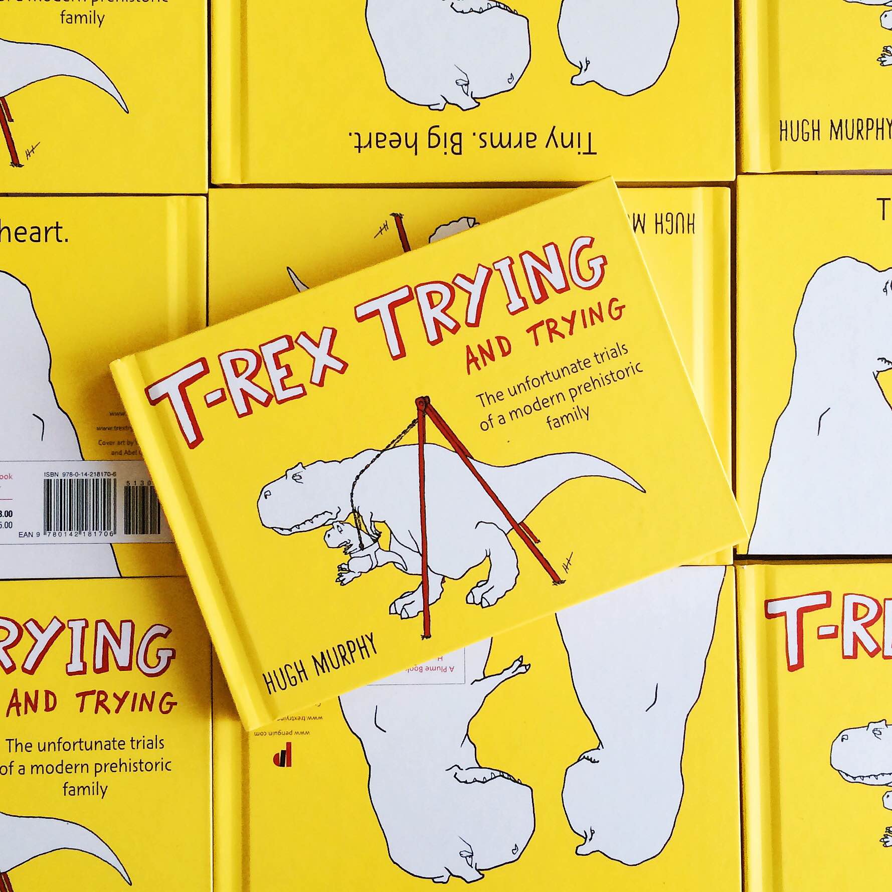 Cover design for Penguin's T-Rex Trying and Trying