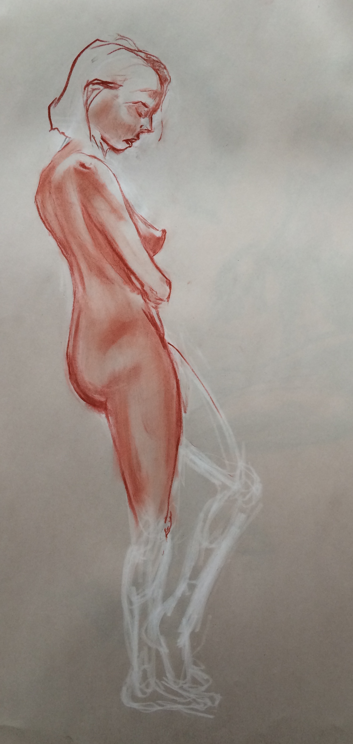 unfinished figure study