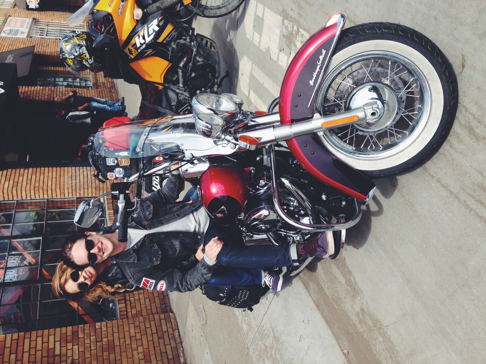 We got a Harley Davidson Heritage Softtall