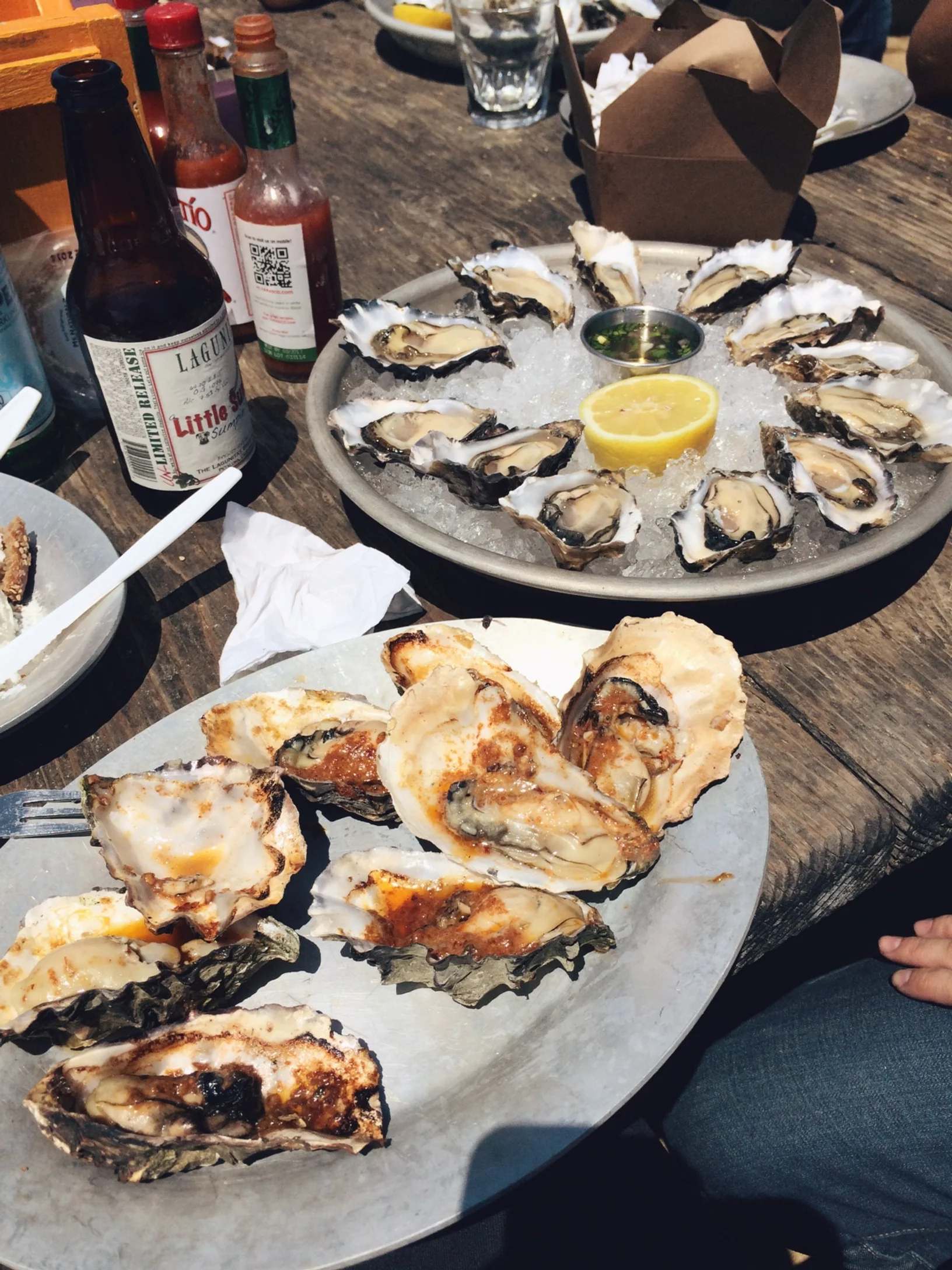 I wasn't always a fan of West Coast oysters but I was obviously misguided on what to order. Definitely get an order of the BBQ oysters and pair it with a glass of their Riesling. The sweet and salty go well together. We also ordered some of their lo…