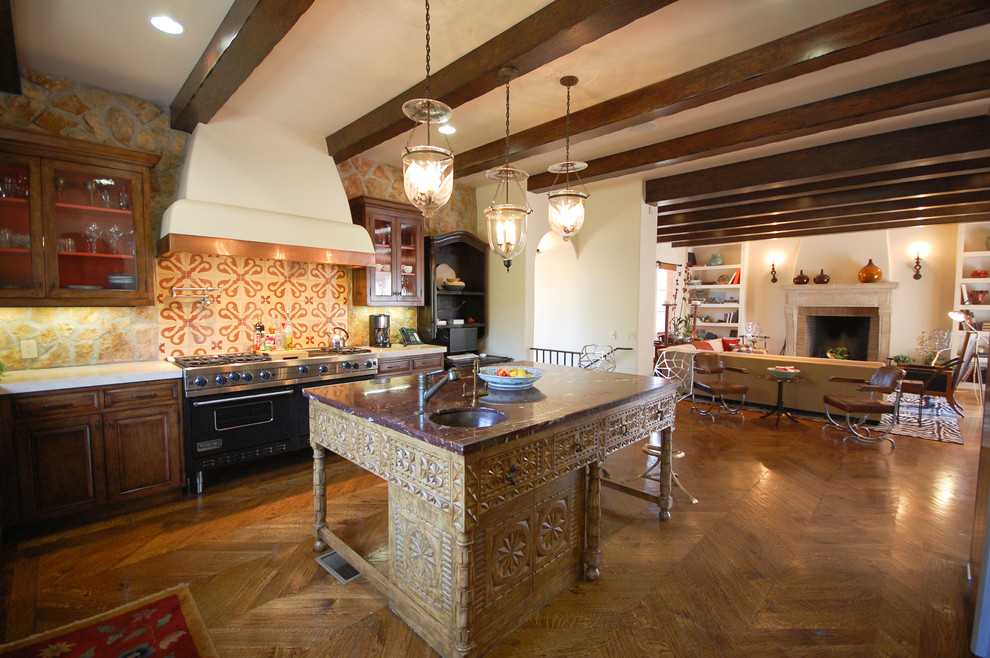 Brentwood Spanish Home Kitchen