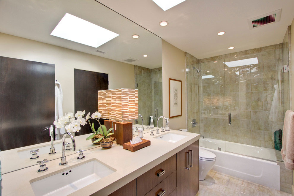  Malibu Contemporary Home Remodel-Addition Hall Bathroom