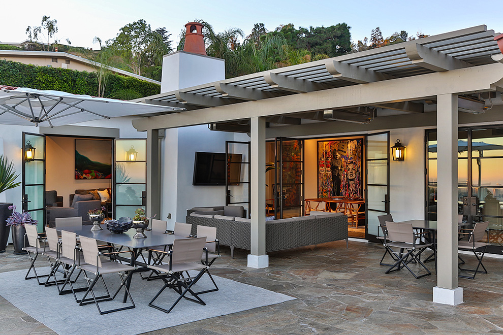 Hollywood Hills Spanish Home Remodel/Addition Pergola