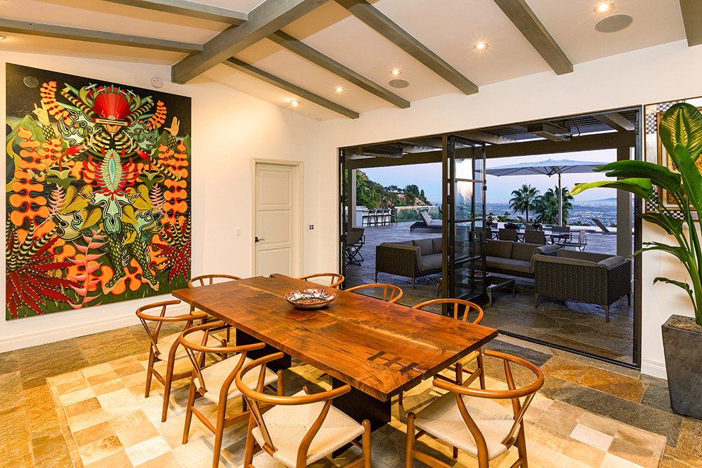 Hollywood Hills Spanish Home Remodel/Addition Dining Room