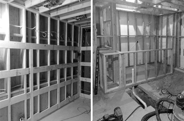 framing and plumbing