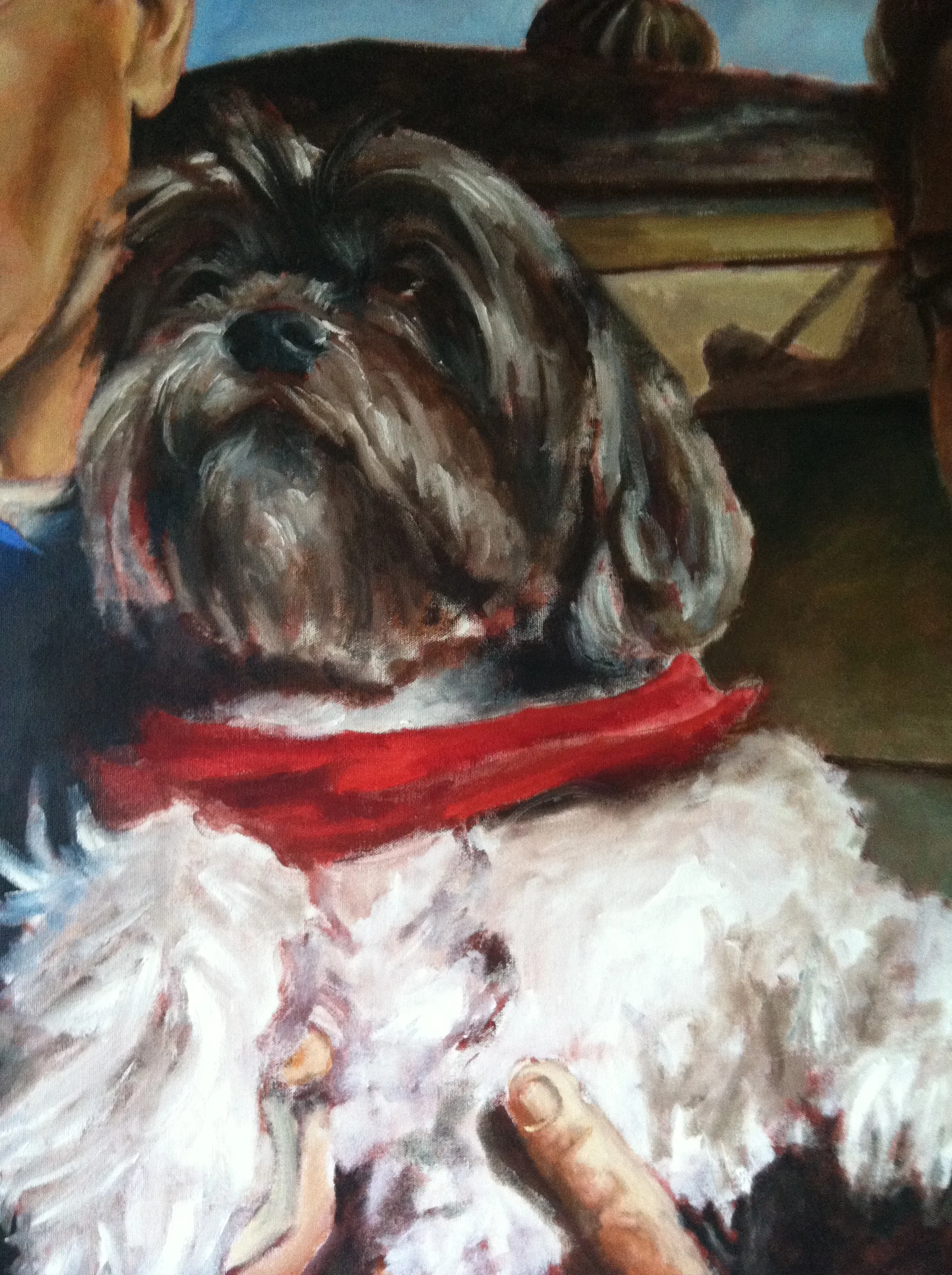  Willie, paint study, oil on canvas, 2006 