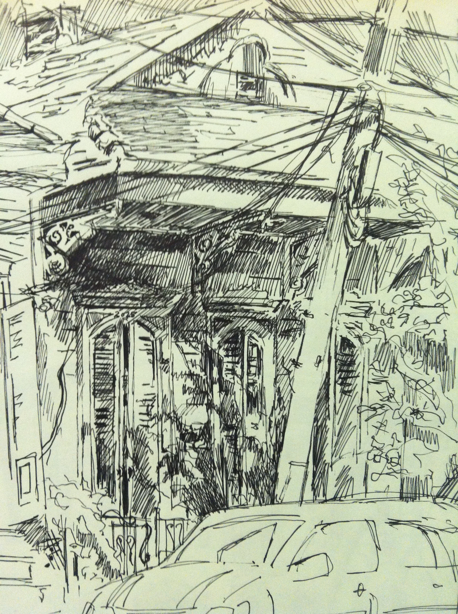 Detail, Layers, ink on paper, 2002 