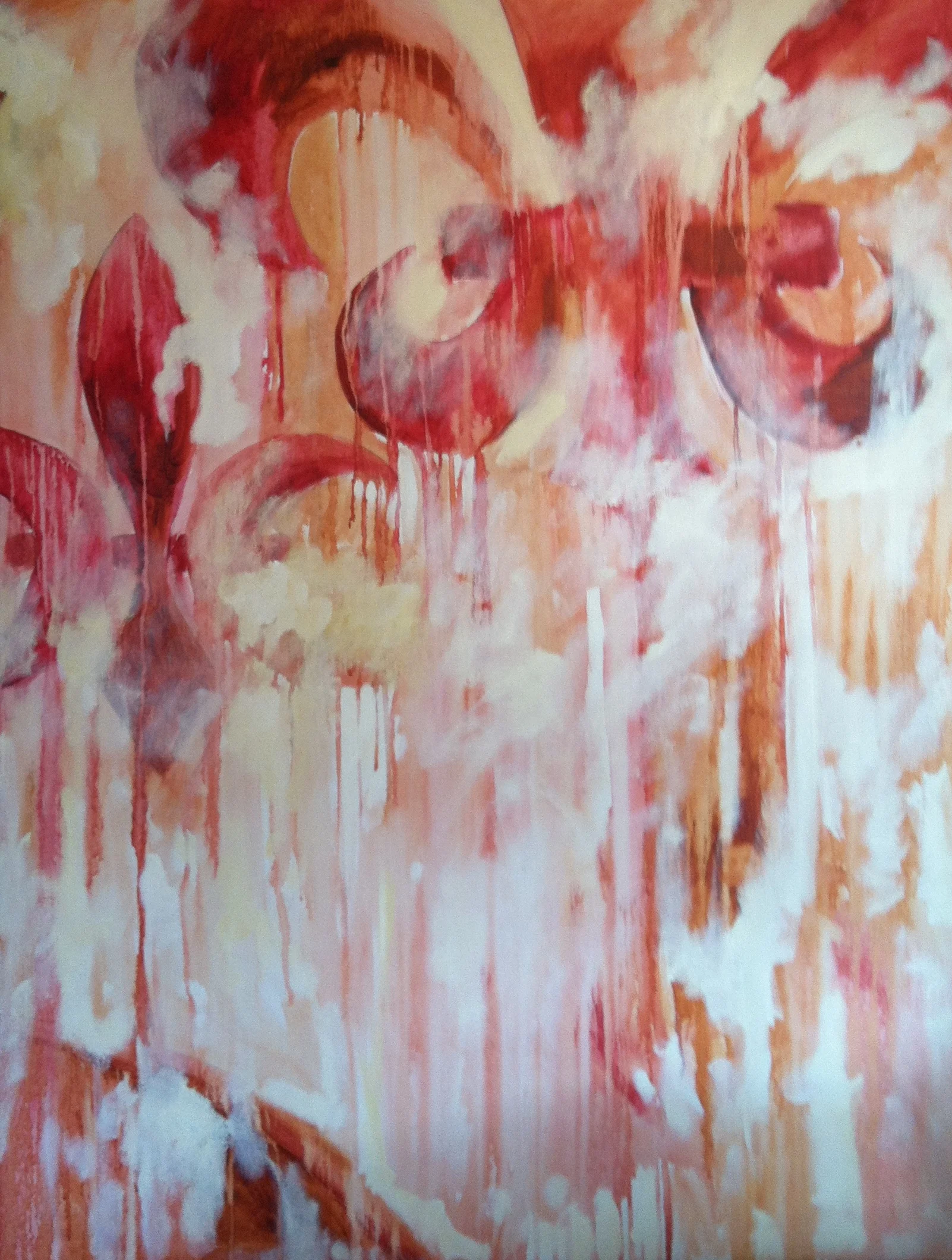 fleur de lis 2, oil on canvas, 3' x 4'