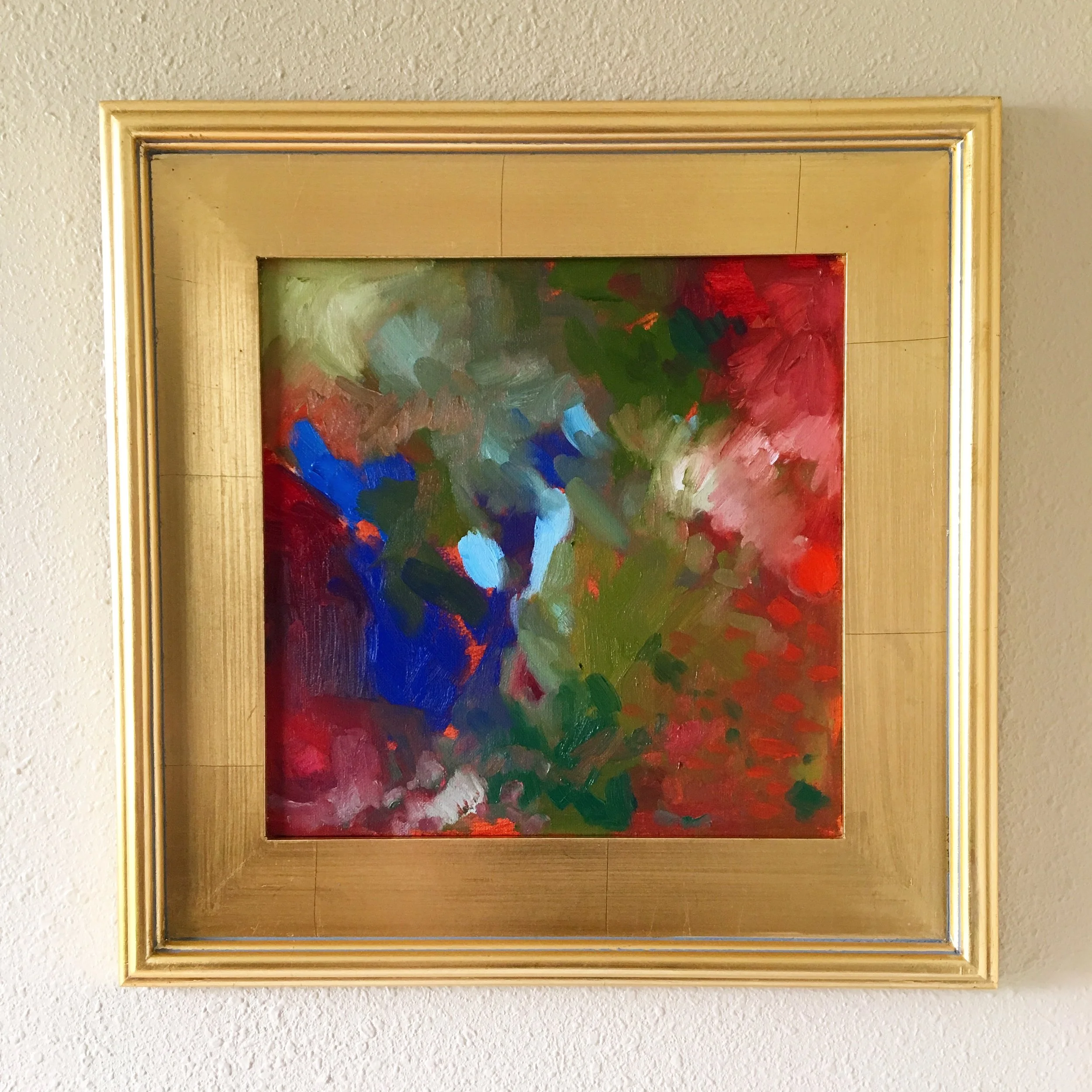 ~SOLD~ Feathers, 12x12"