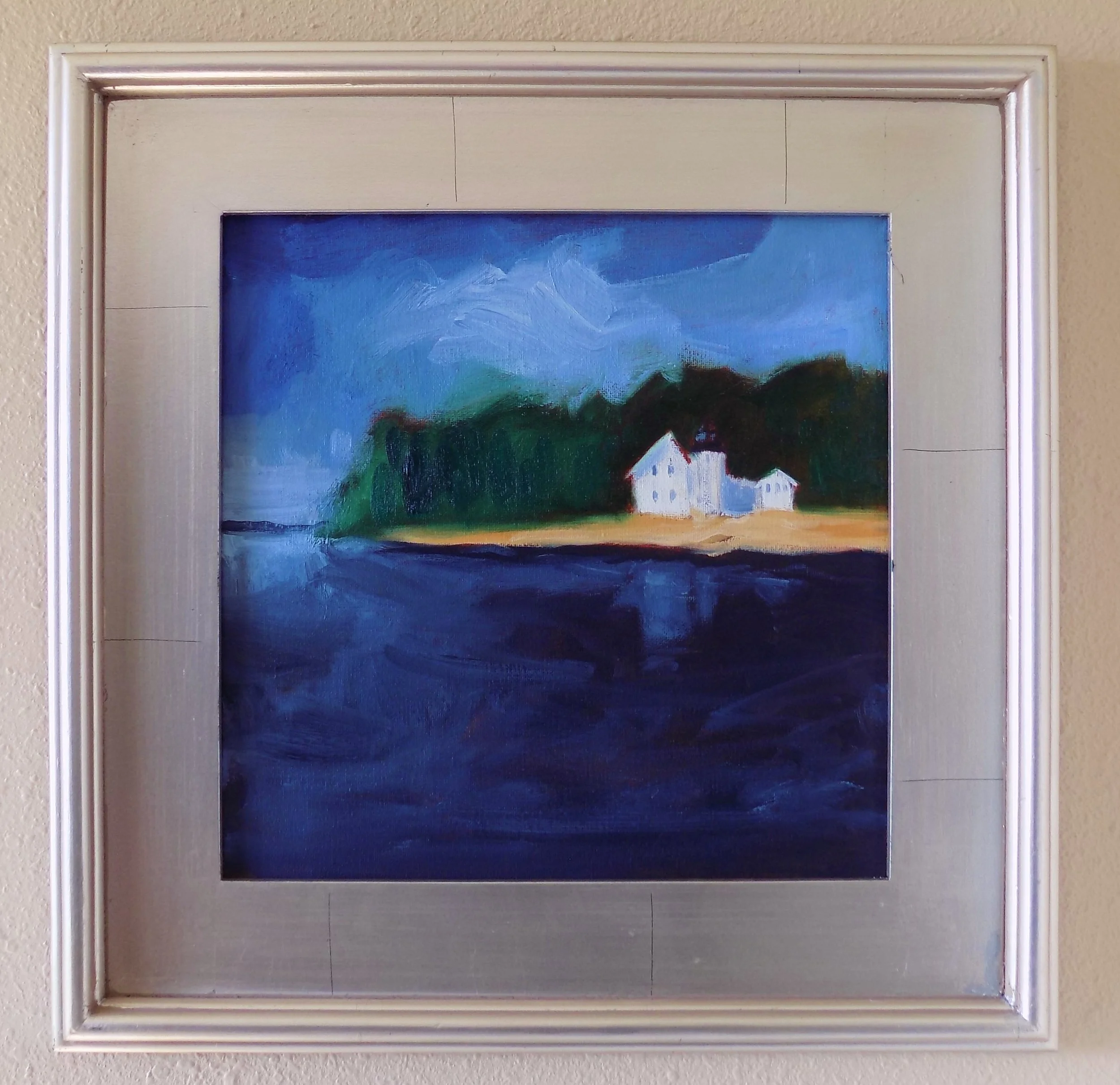 ~SOLD~ Bass Harbor Head Lighthouse, 12x12"