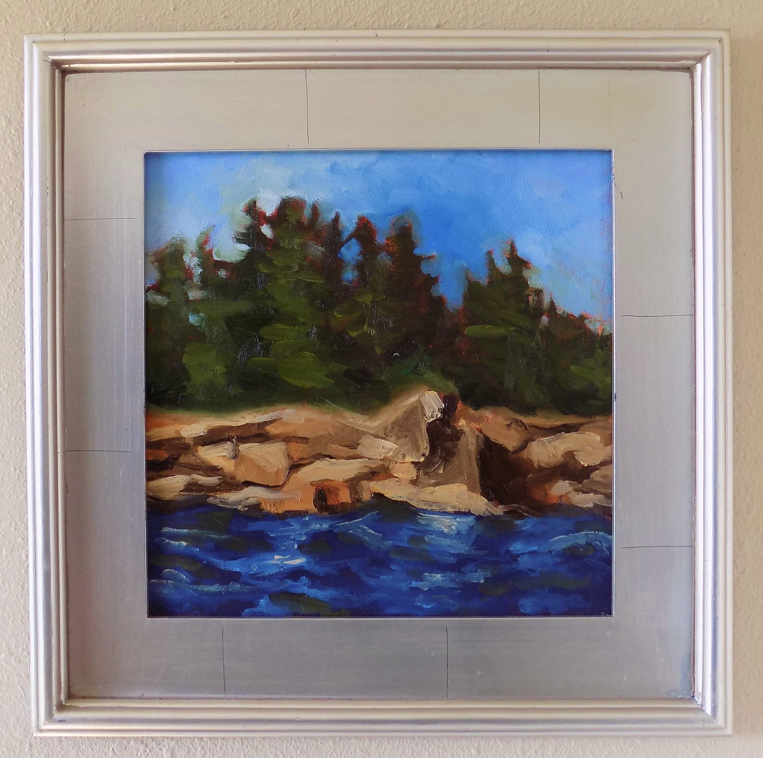 ~SOLD~ Pine Coast, 12x12"