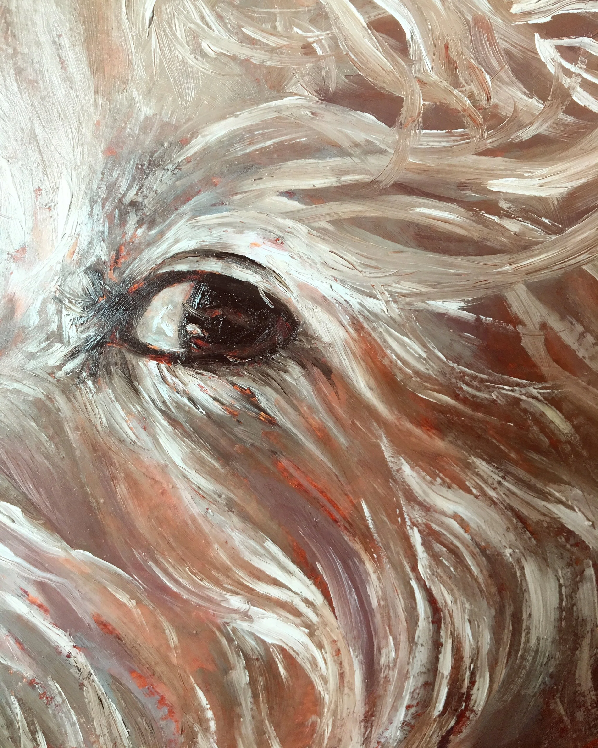 Eye, Detail from Swan Song