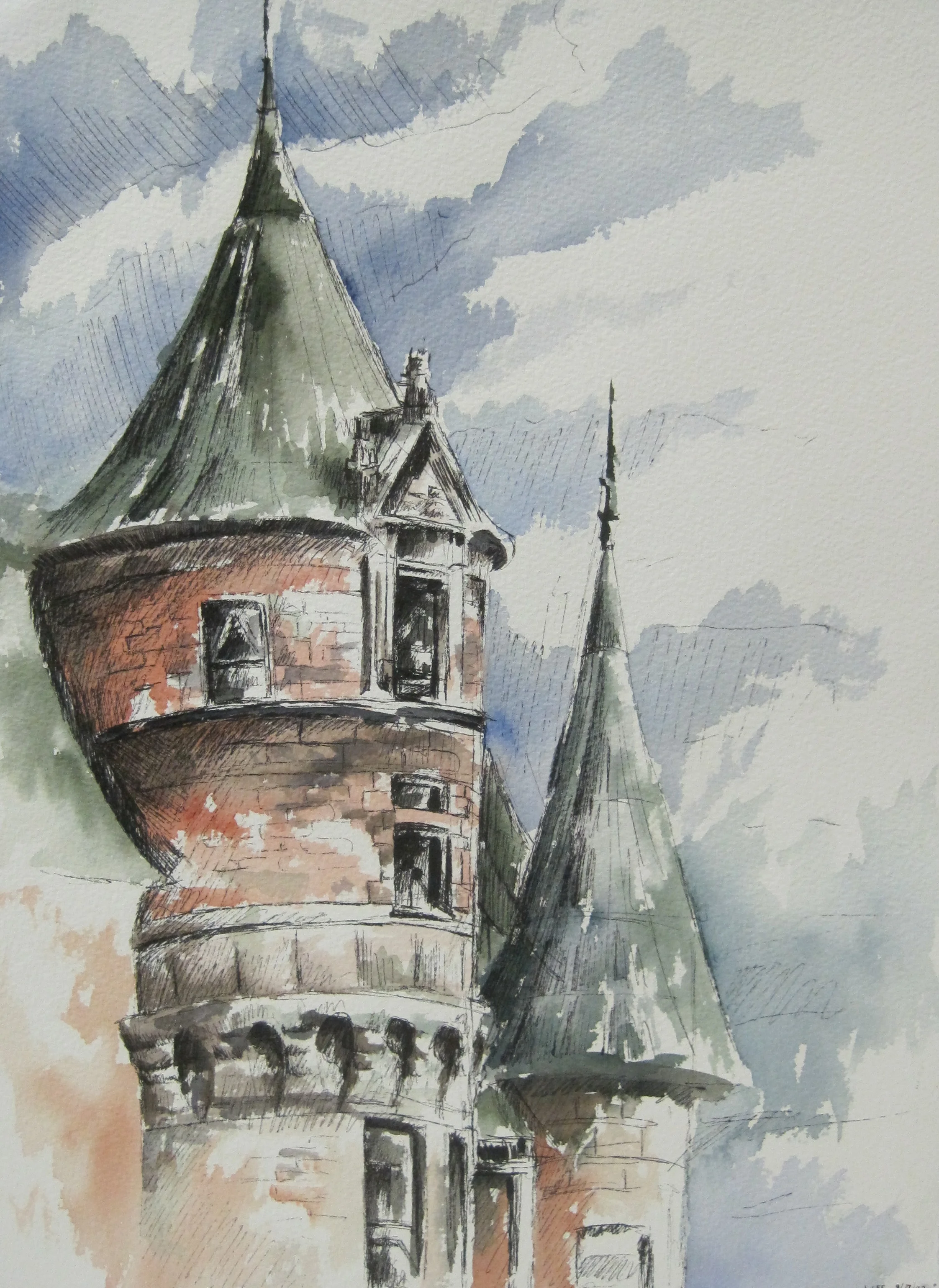 Hotel Frontenac Turret, 2002