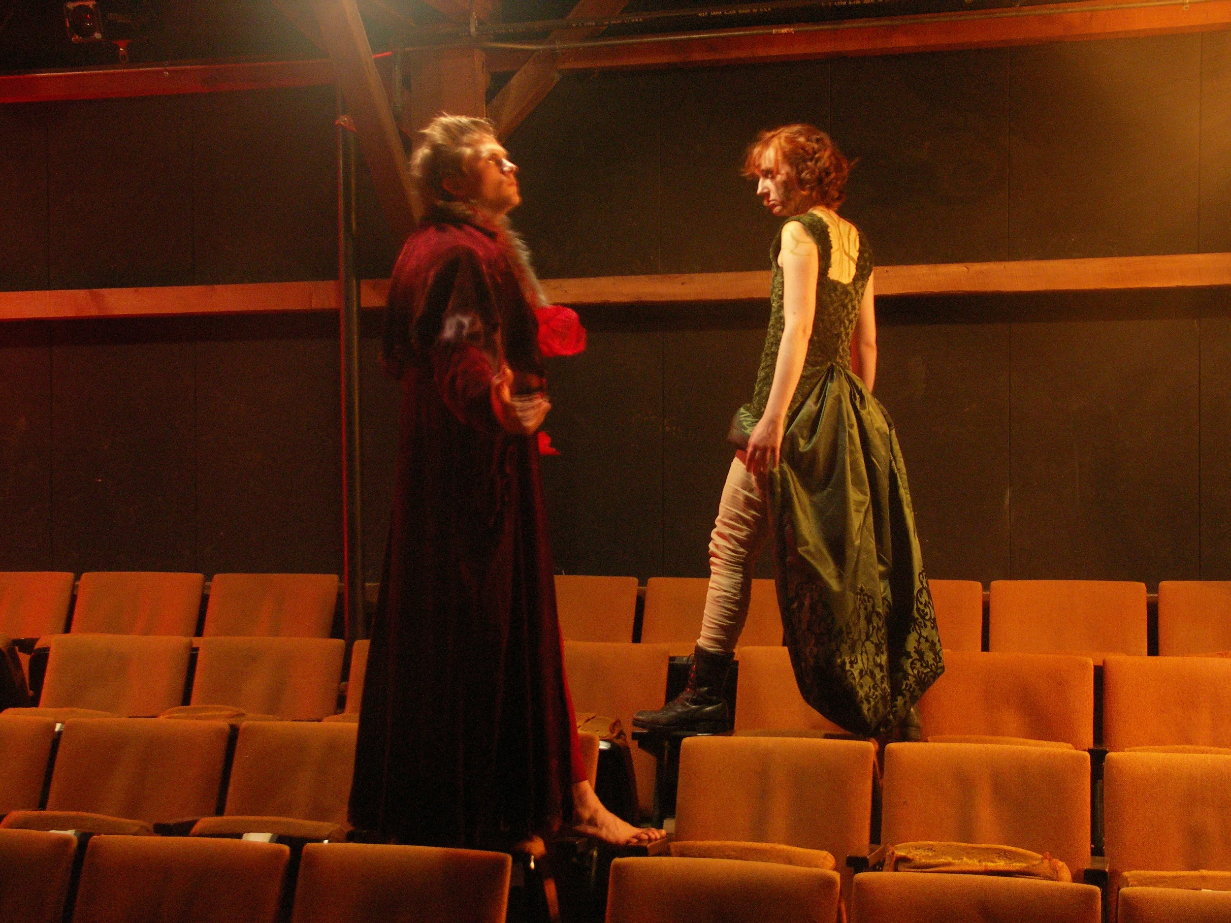 Beelzebub (Max Baumgarten) and Lucifer (Olivia Schlueter-Corey) - Doctor Faustus