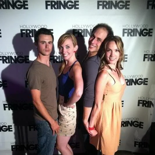 Some of the cast from The Nina Variations at the Hollywood Fringe Festival