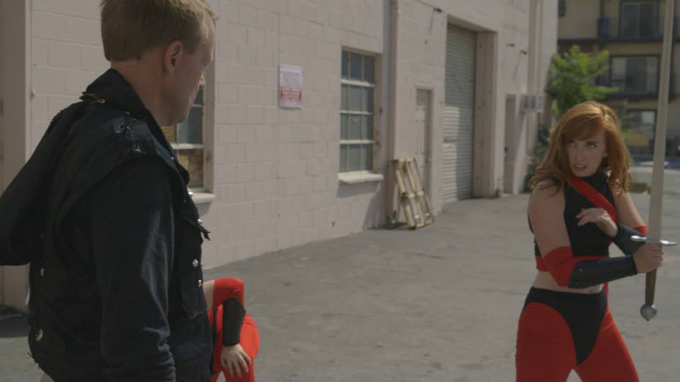 Chaos (Ralf Weber) and Kristy (Olivia Schlueter-Corey) - The Scarlet Stalker