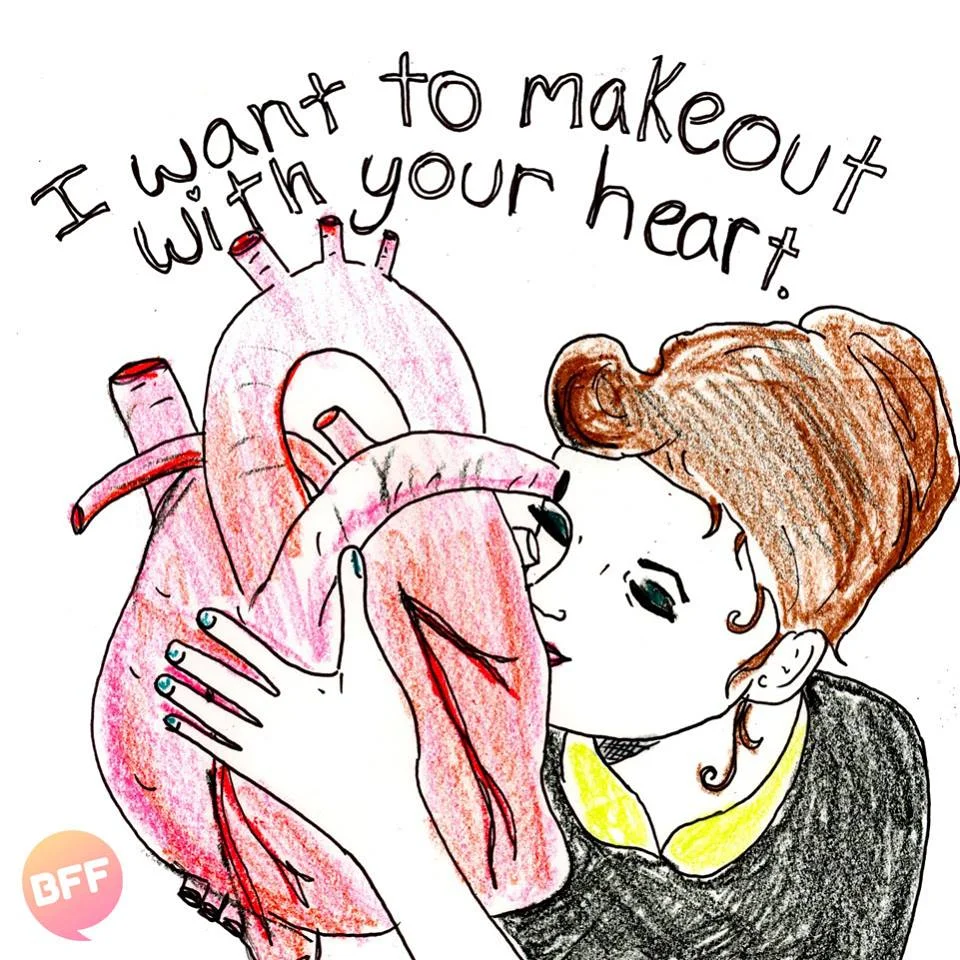 Original design for the Tiny Tin Hearts (band poster), reworked for BuzzFeed BFF .