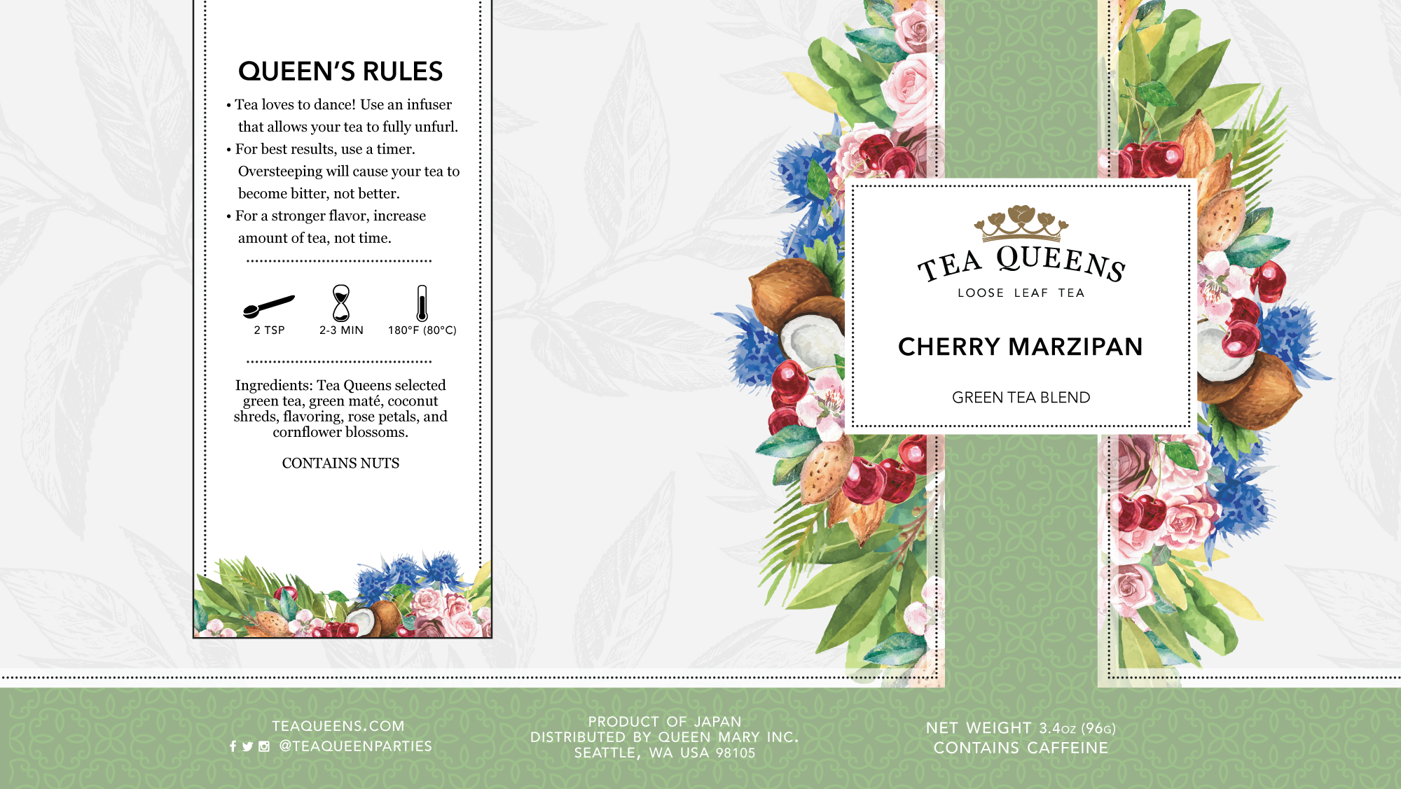 Tea Tin Labels