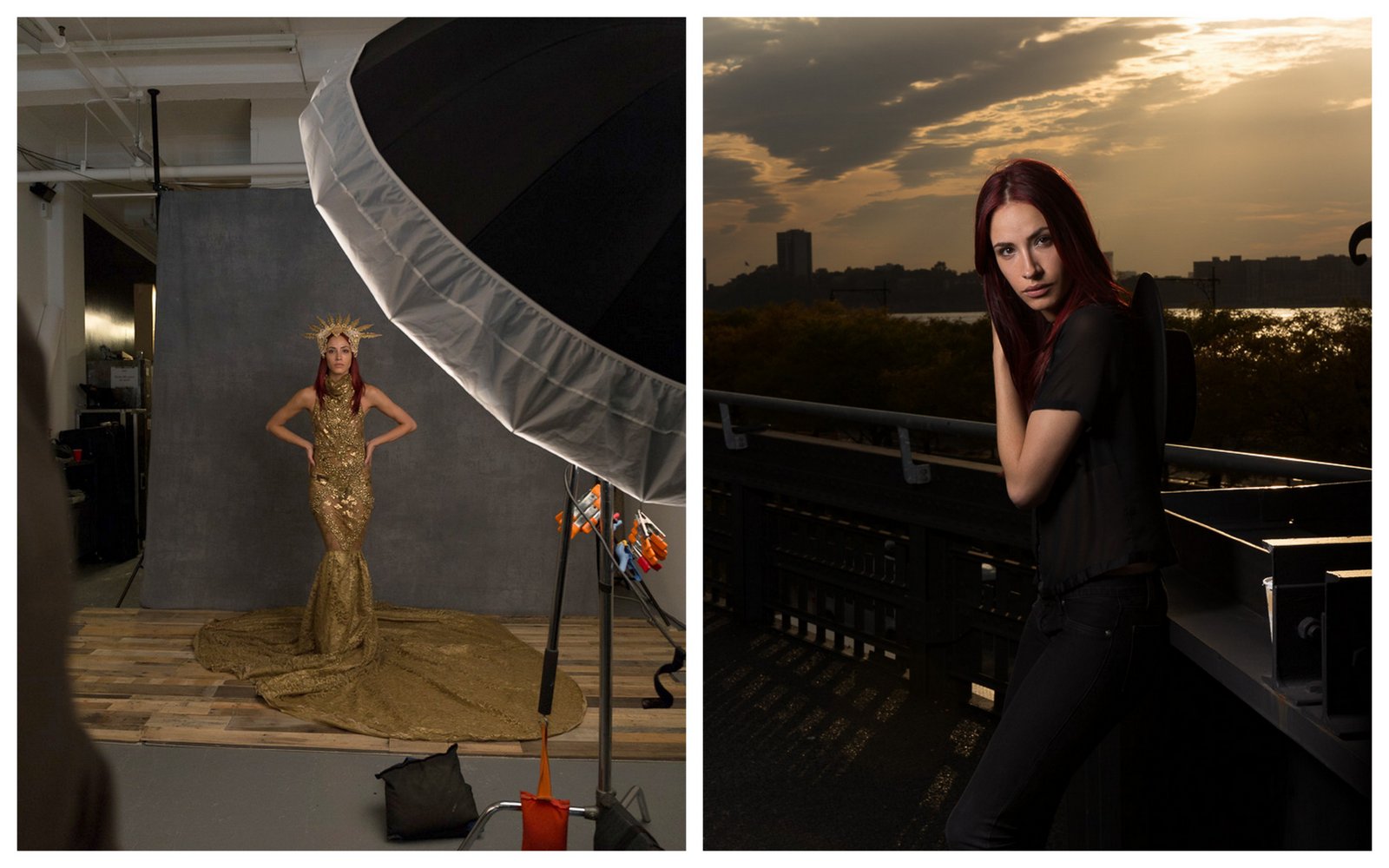 Images I took during a class with fashion photographer Lindsay Adler