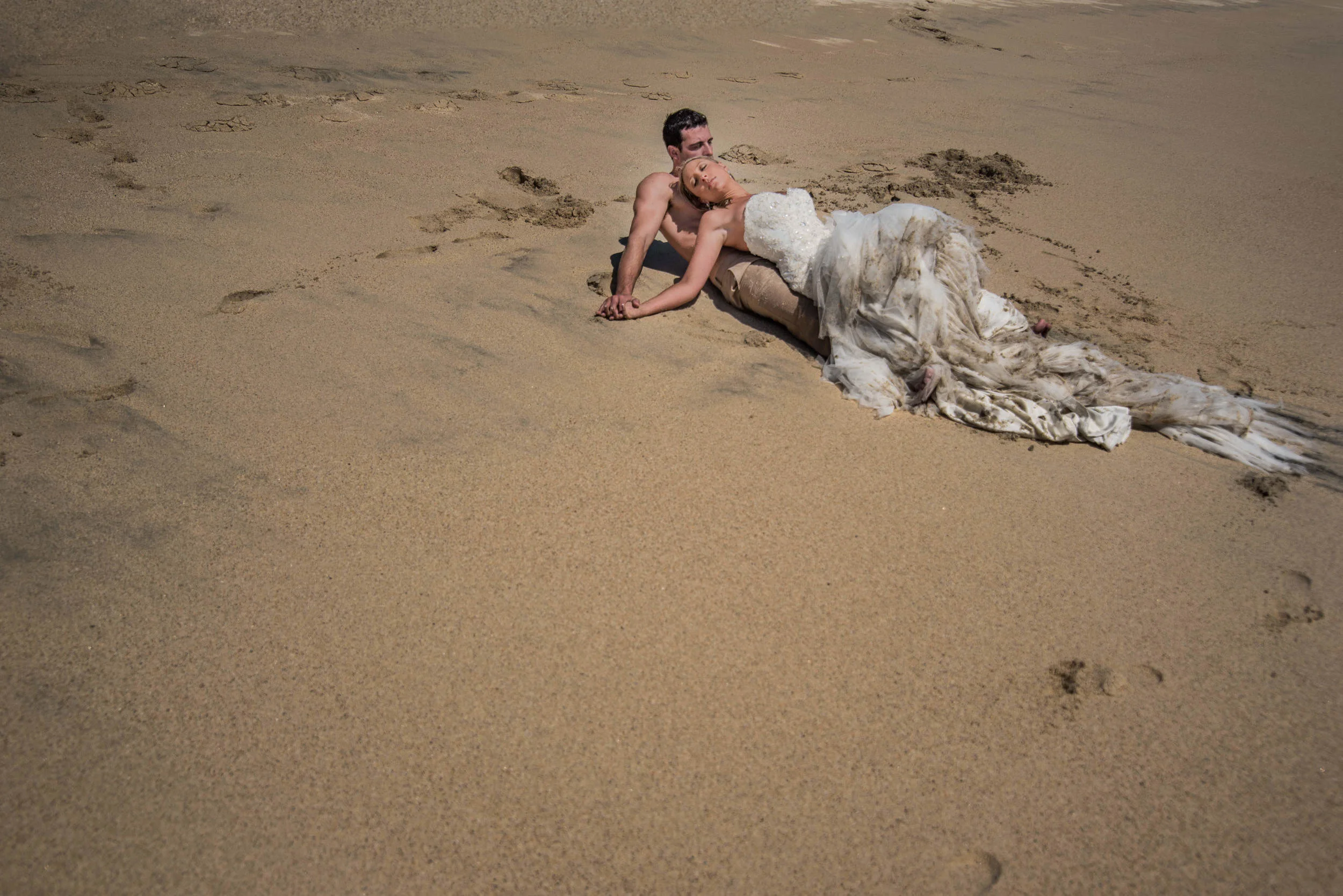 Los Cabos trash the dress, Dan and Jennifer