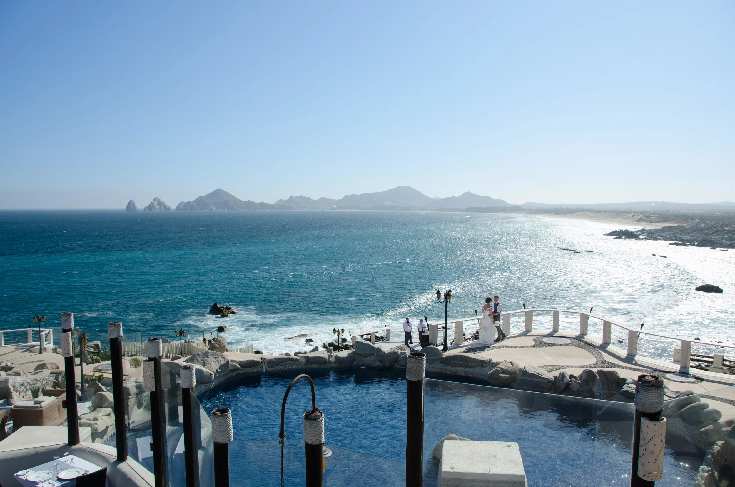 Wedding in Cabo at Sunset Da Monalisa. Hansen and Jessica