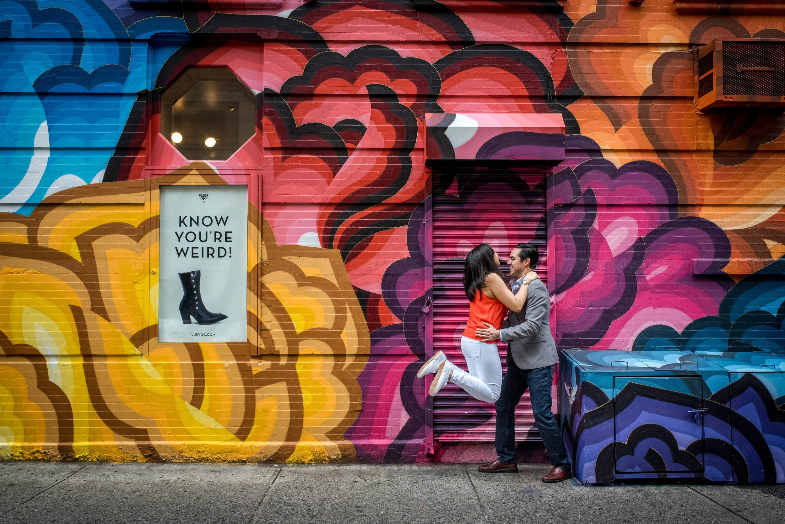 New York engagement session. Marina and Rob