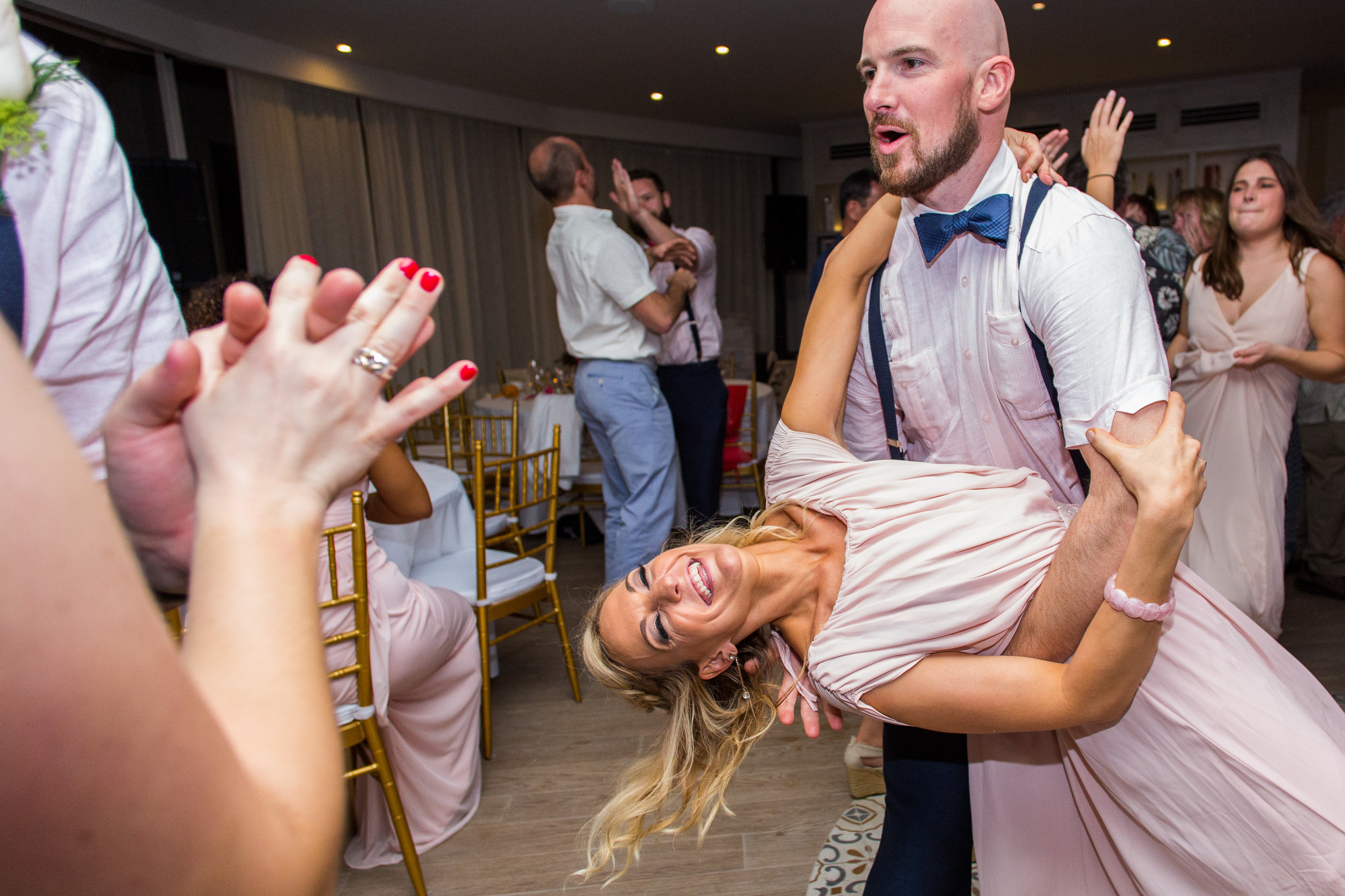 Dance fllor during a great wedding party