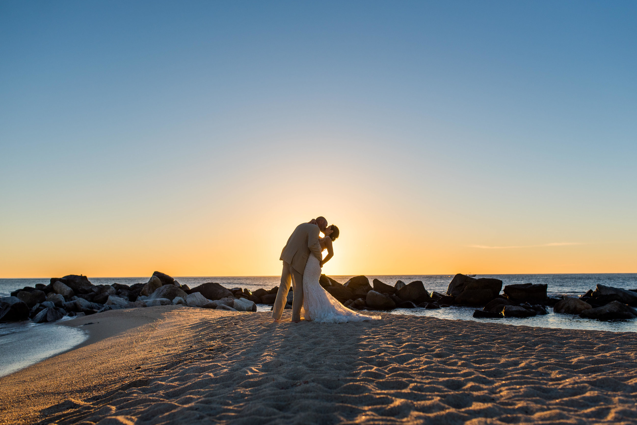 Bride And Groom Sunrise Photo Session