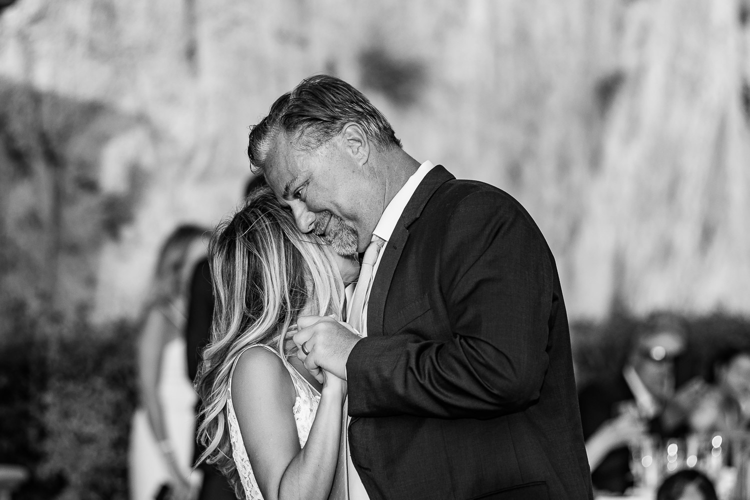  Bride and her father during their first dance at Pueblo Bonito Sunset Beach Los Cabos, Mexico. GVphotographer is an amazing Los Cabos, Mexico destination wedding professional photographer 