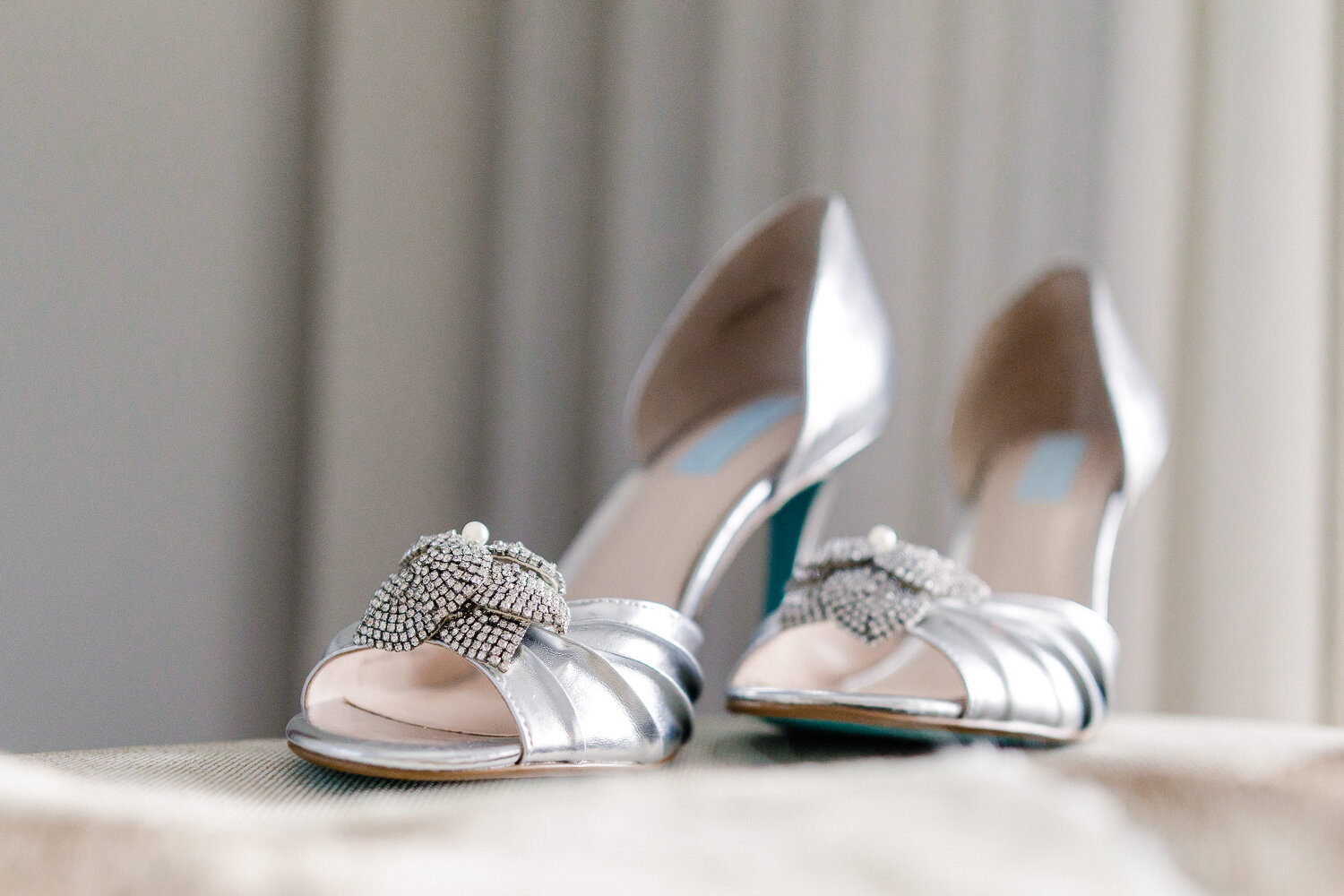 wedding shoes detail
