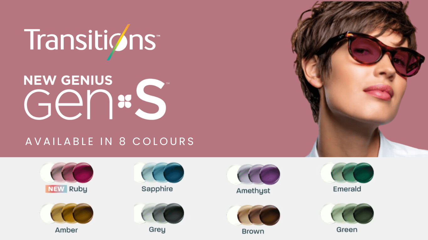 Essilor's Transitions New Genius Gen S photochromic lenses changes the quickest from clear to dark.