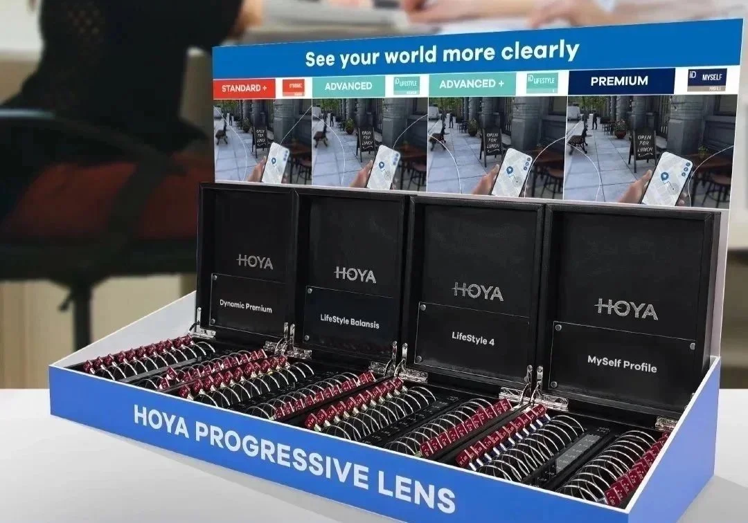 HOYA progressive lenses provide up to five various vision zones to meet and match all lifestyle needs for multi-distance vision correction.