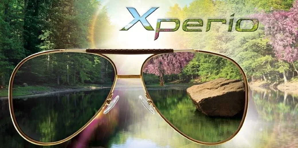 Essilor Xperio polarized sun lenses cut out all the sun's glare and sharpens color contrasts for the vision.