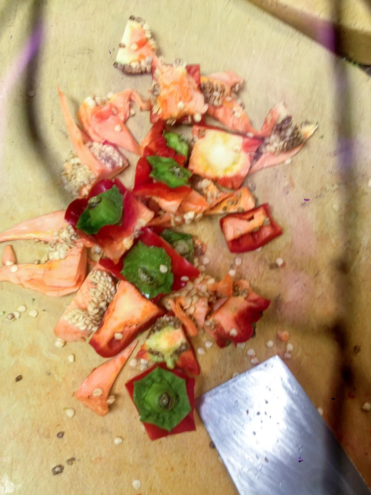 Sidework: bell peppers